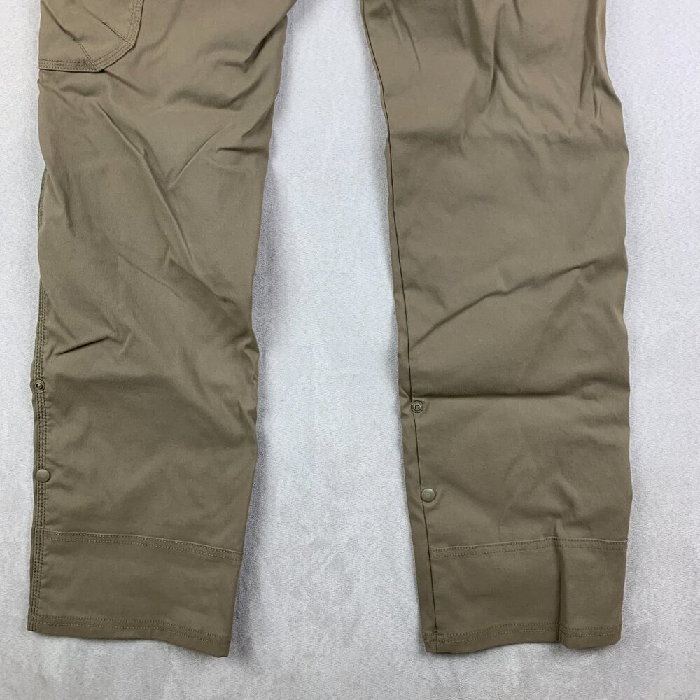 Prana Mens Pants 28 Brown Taupe Cargo Stretch Zion Straight Belted Outdoor 28x30 - Picture 12 of 13